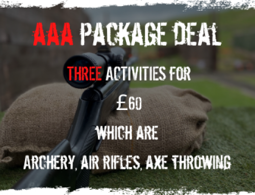 AAA Package – £60 per person .